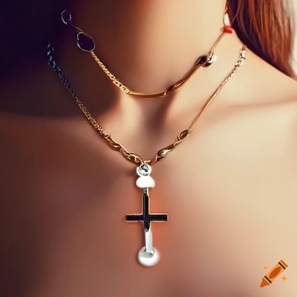 Crucifix Cross Necklace for Men & Women Gold 24k Style Plated Lobster Clasp  Easter Gift - 20