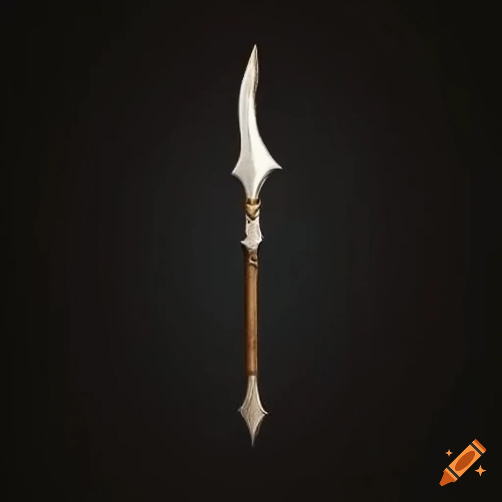 Image of a magical spear on Craiyon