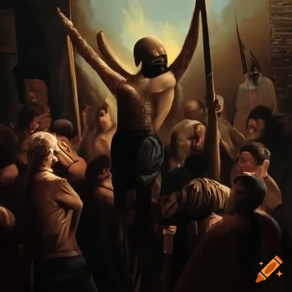image depicting a protest