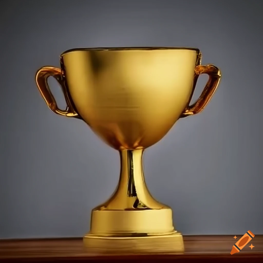 golden trophy with 'Winner of the Crack Cup' inscription