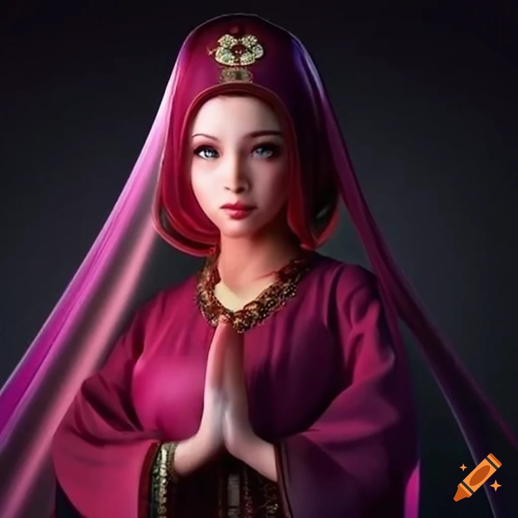 closeup portrait of a person in traditional orthodox dress