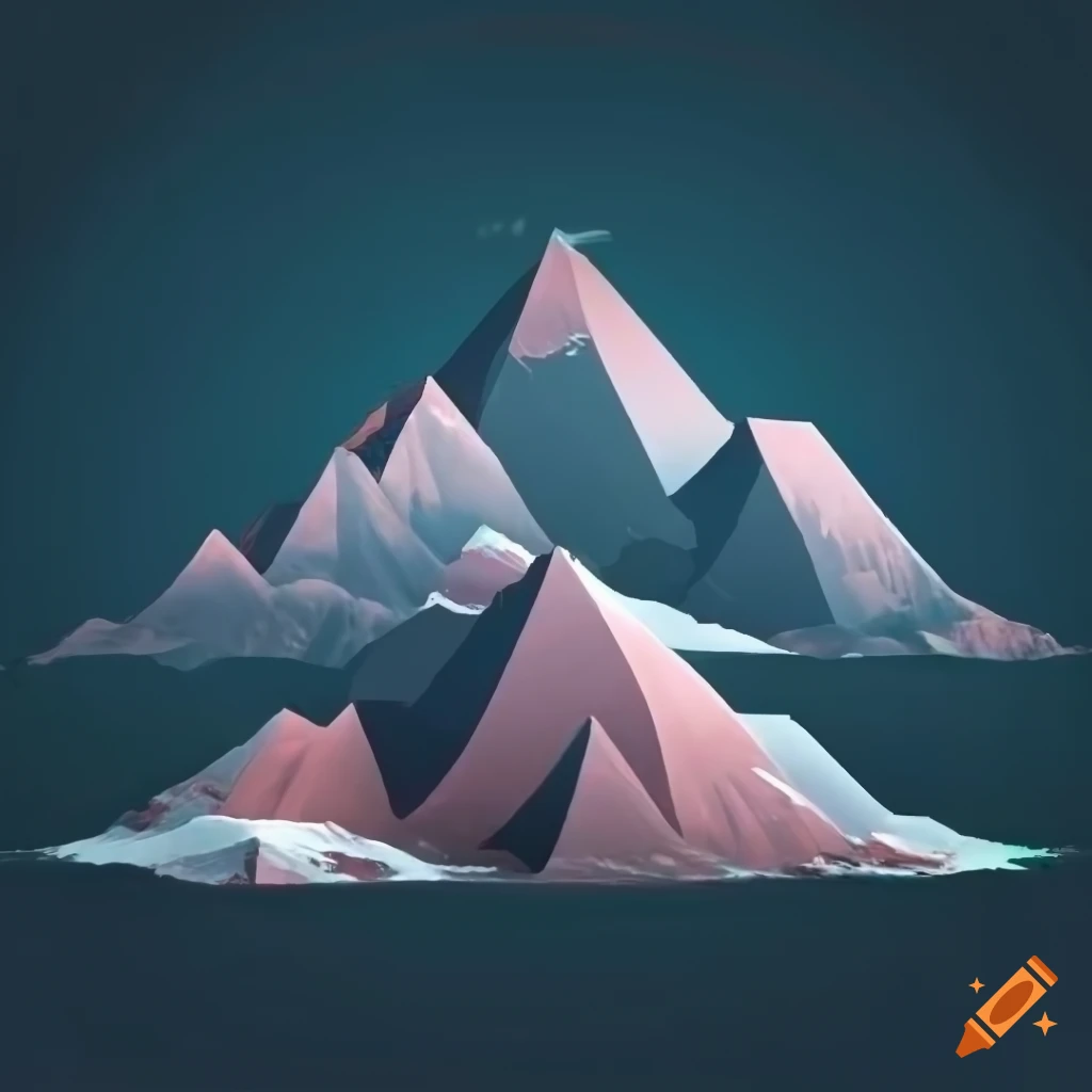 graphical illustration of mountain peaks with data points