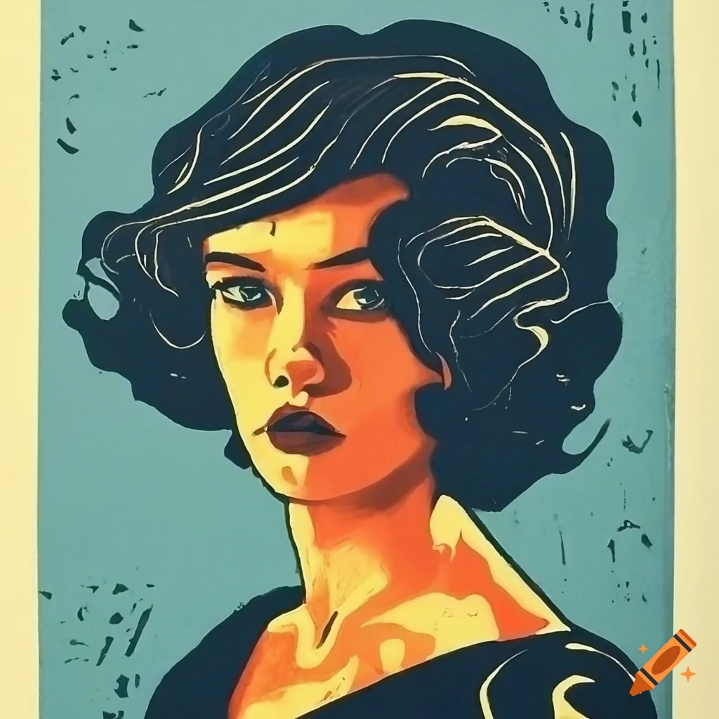 Artistic depiction of women in malcolm lipke's style on Craiyon