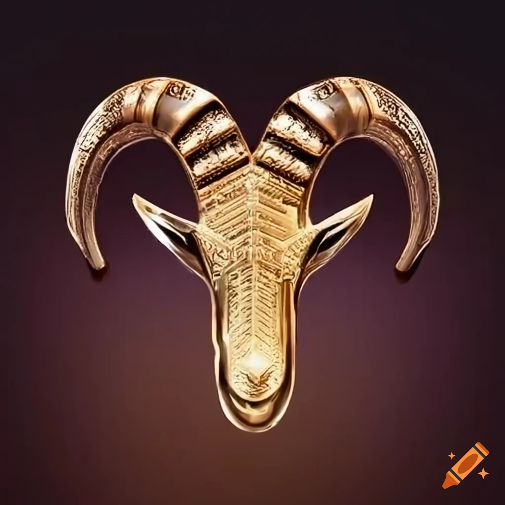 Goat symbol inside a bitcoin symbol on Craiyon