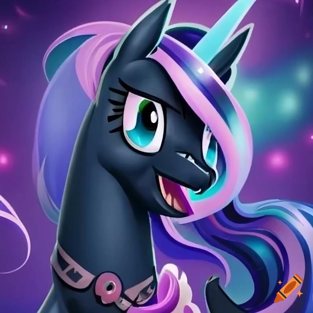 detailed artwork of a cute pony in My Little Pony style