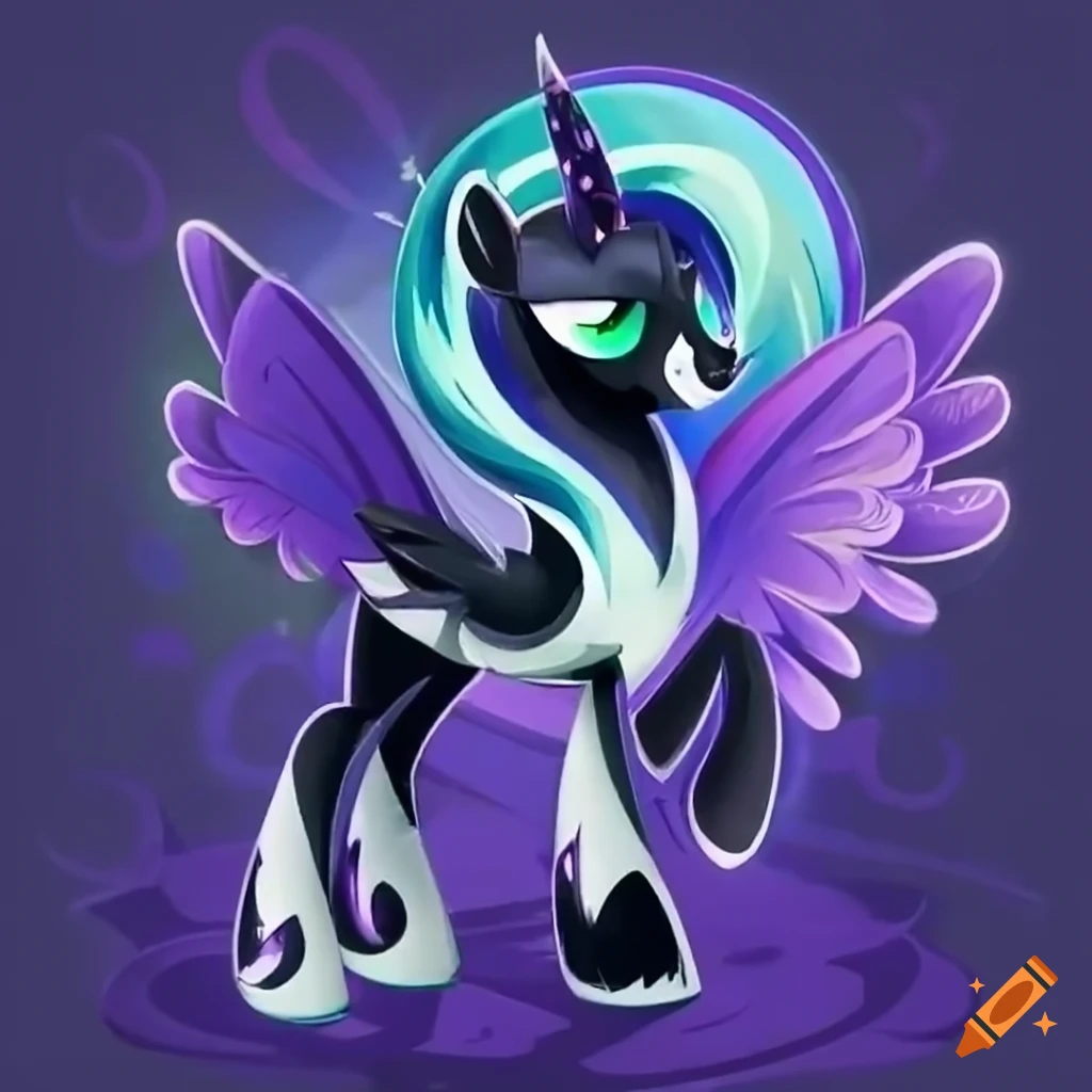 detailed artwork of a pony in the style of My Little Pony Friendship is Magic