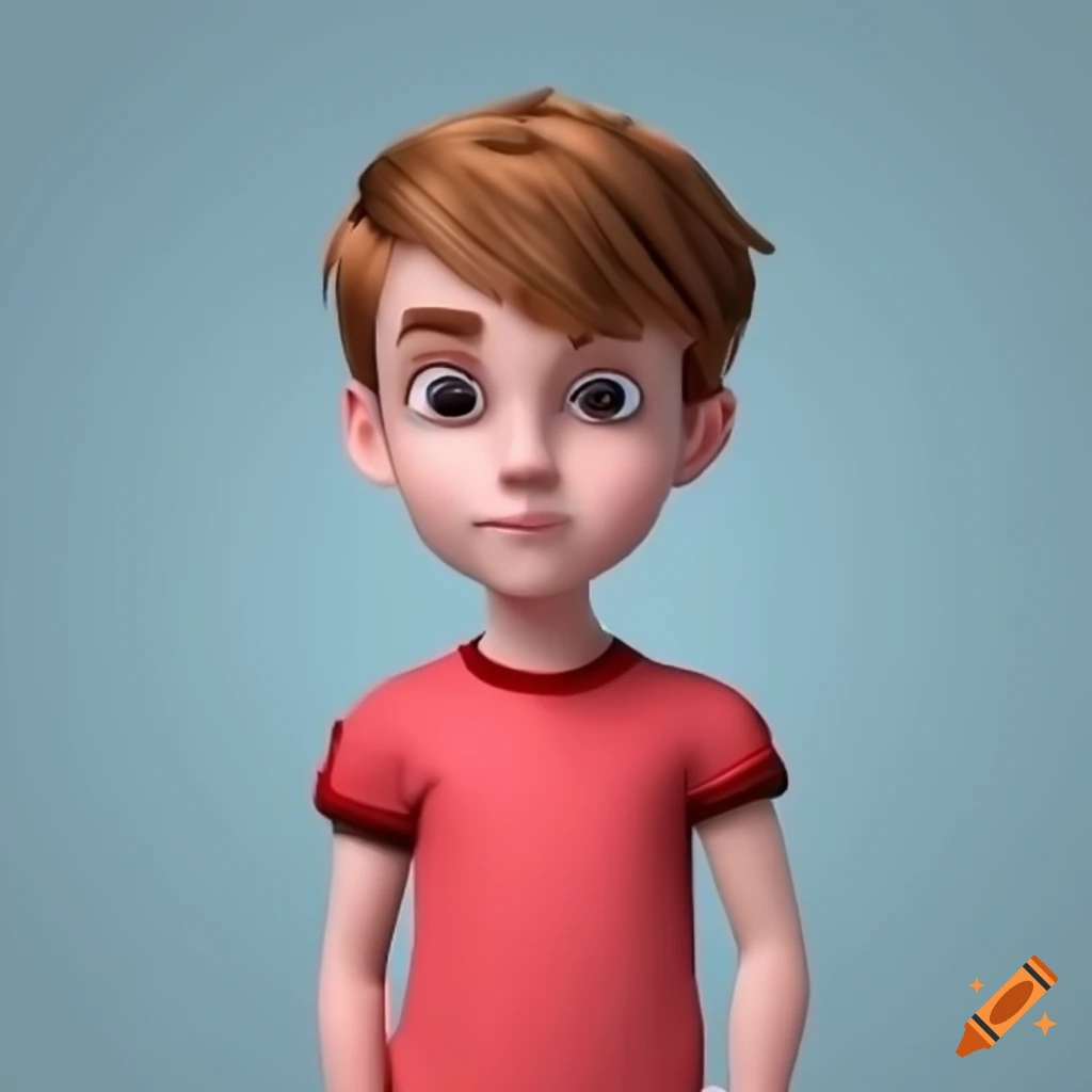 3d Character Sitting On Facebook Logo In Casual Modern Clothing On Craiyon