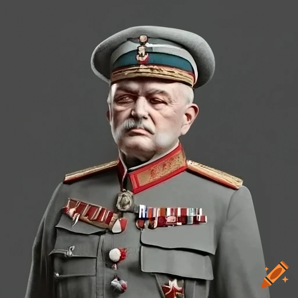 Portrait of general vasiliy pavlov of the soviet union
