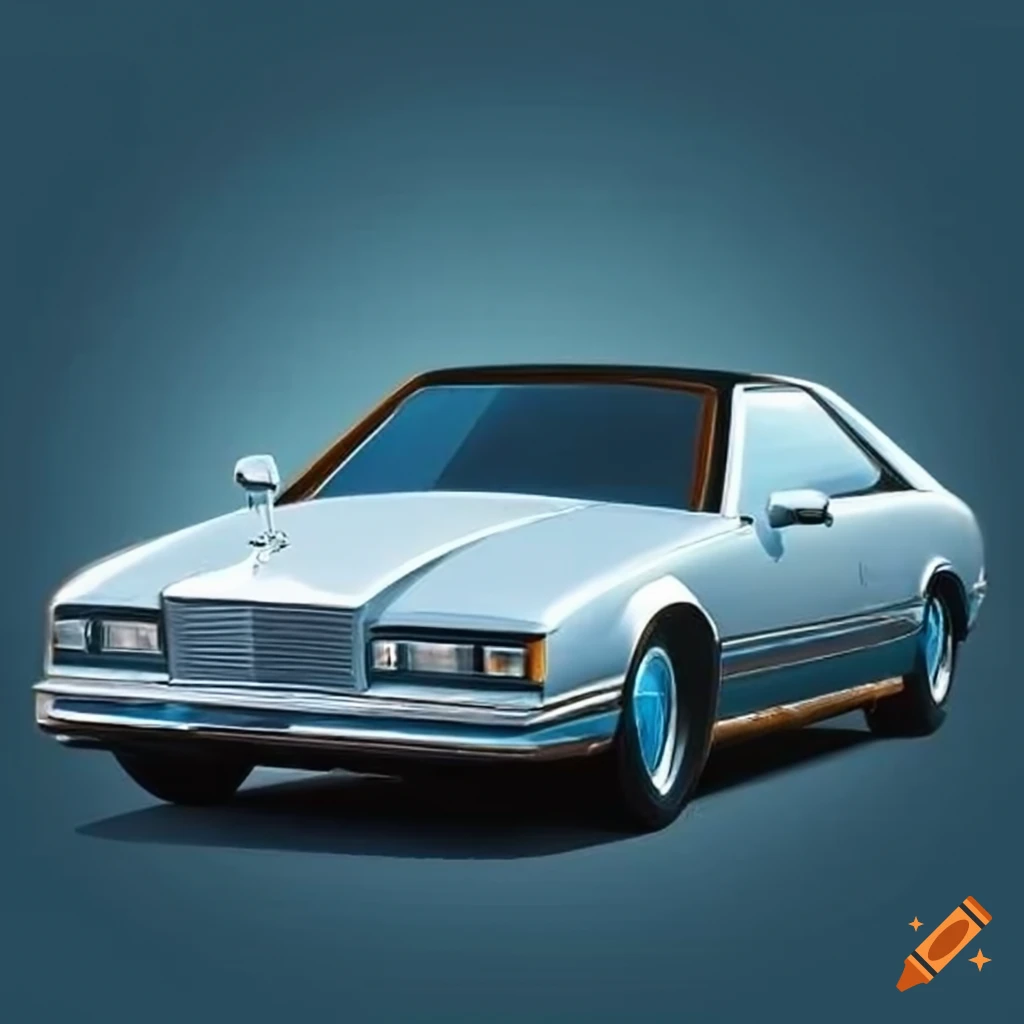 Luxury coupe car soliad wendover (1987) on Craiyon