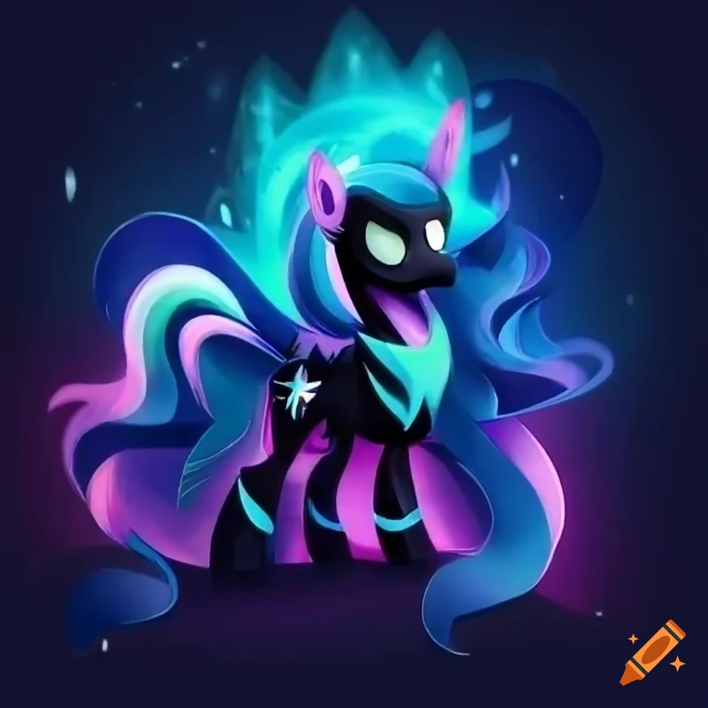 detailed artwork of a pony in My Little Pony style