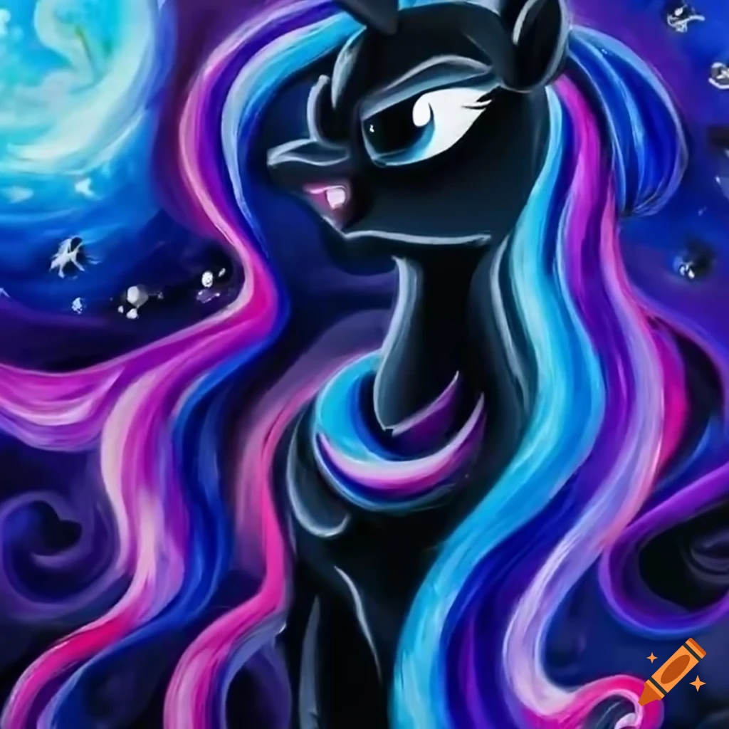 detailed artwork of a cute pony in My Little Pony style