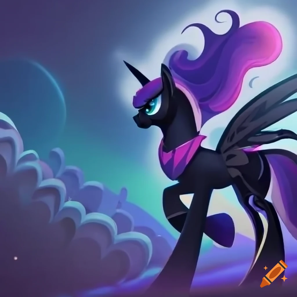 detailed artwork of a cute pony in My Little Pony style