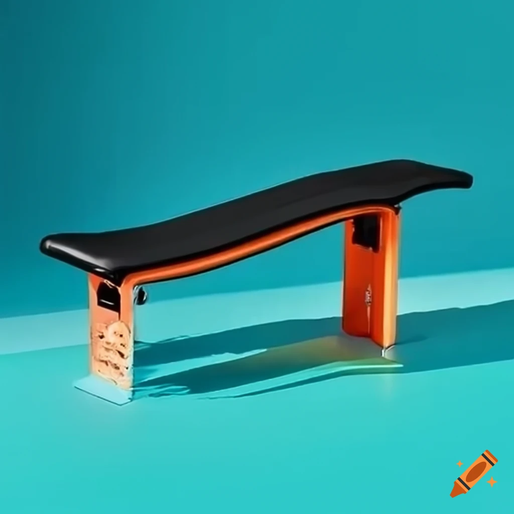 y2k sports aesthetic bench