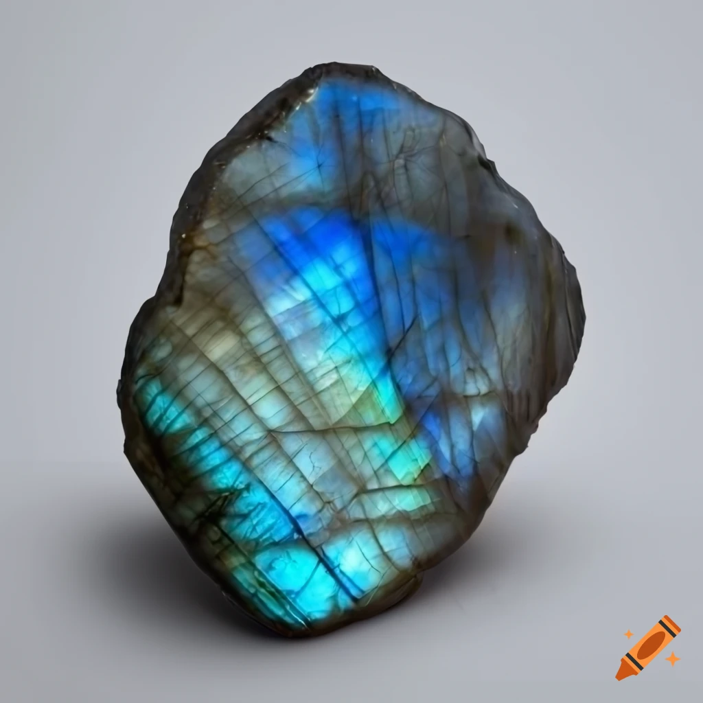Closeup of highquality labradorite on Craiyon