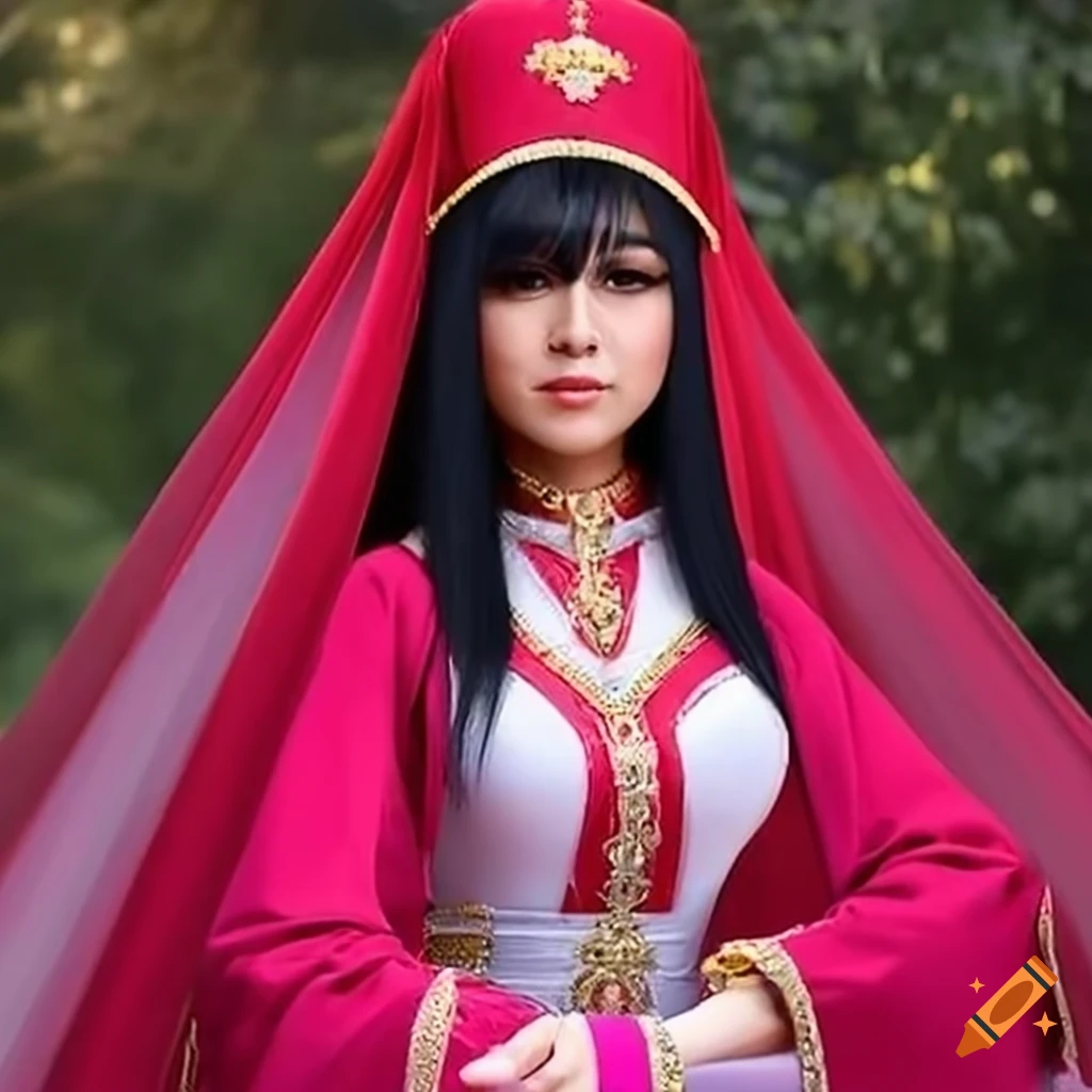 closeup portrait of a person in traditional orthodox dress