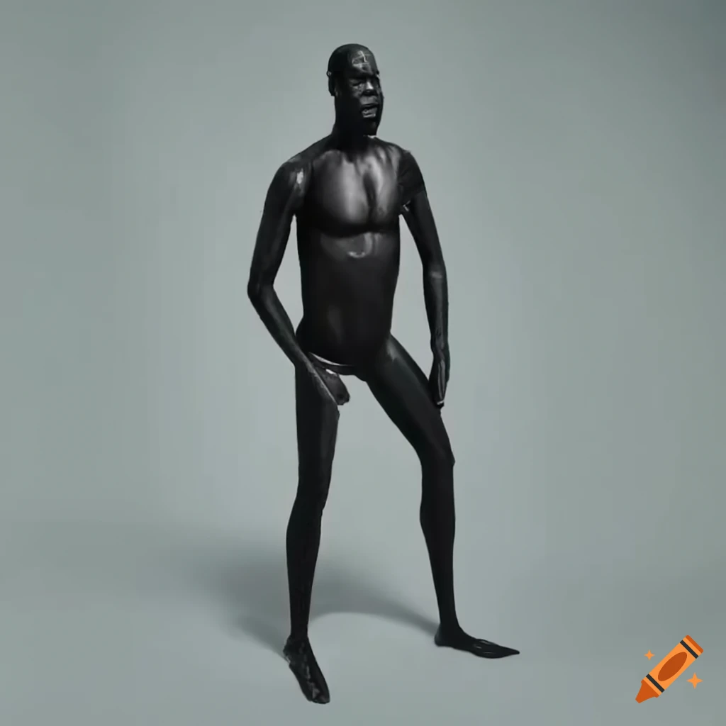 image of a tall black humanoid figure