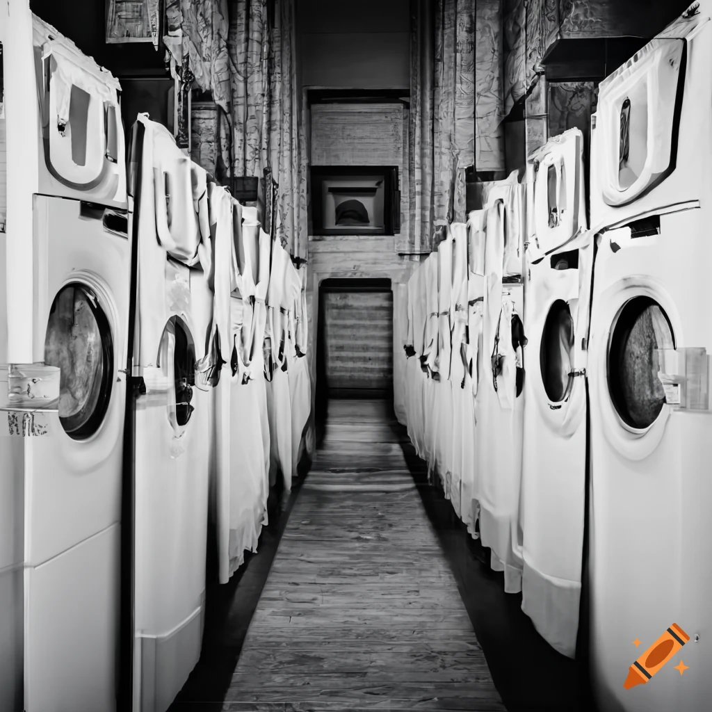 spacious laundry hall