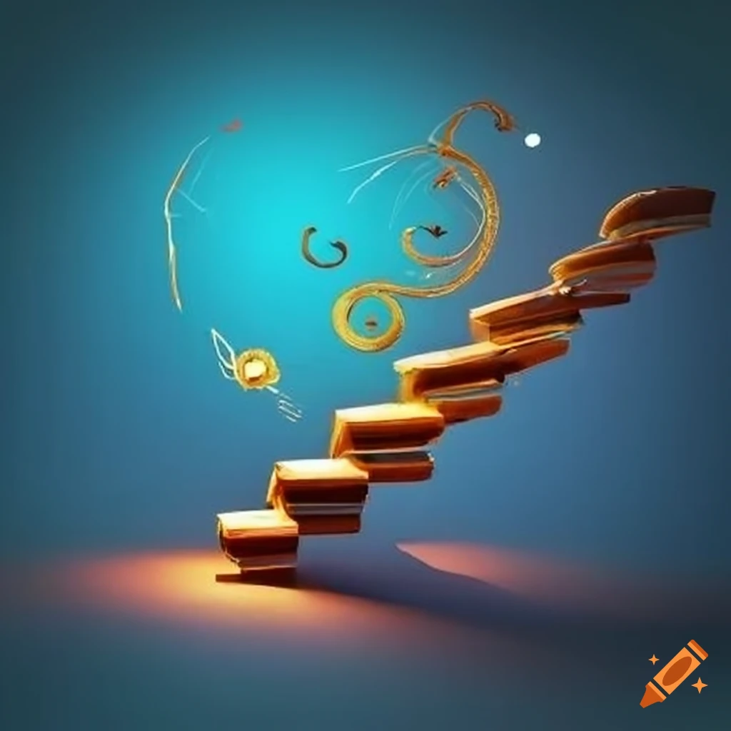 image of climbing stairs of knowledge