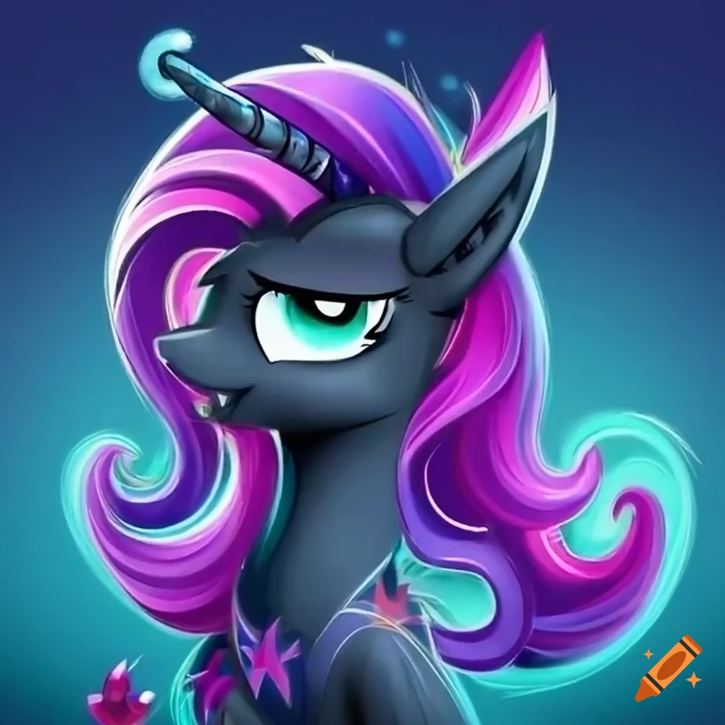 detailed artwork of a pony in the style of My Little Pony Friendship is Magic