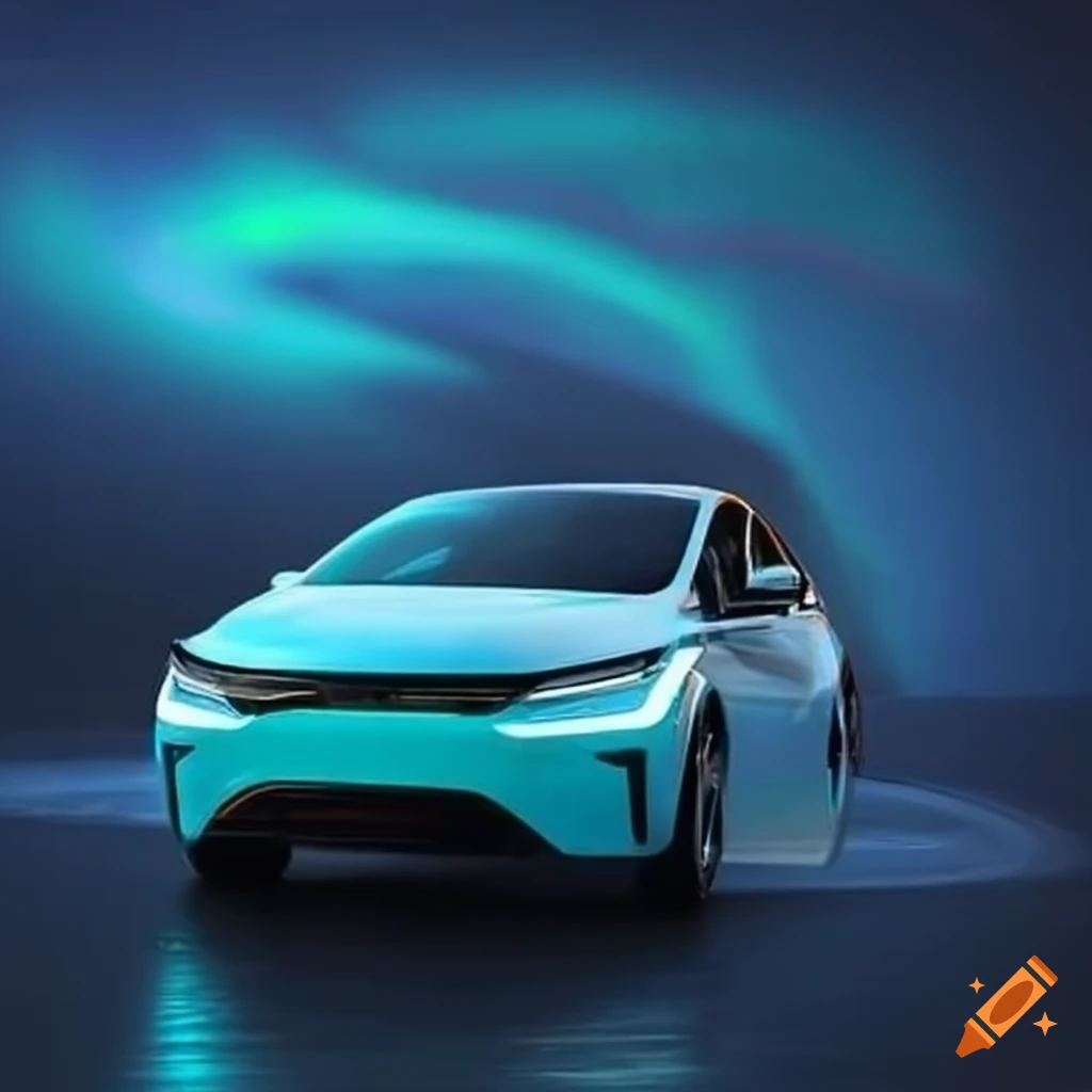 Electric car with zero emissions on Craiyon