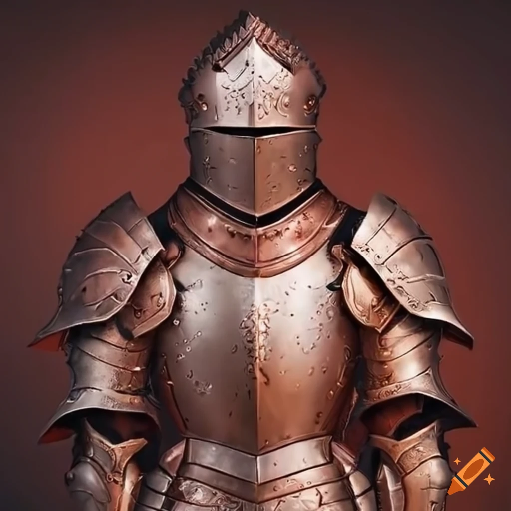 rose gold armored knight