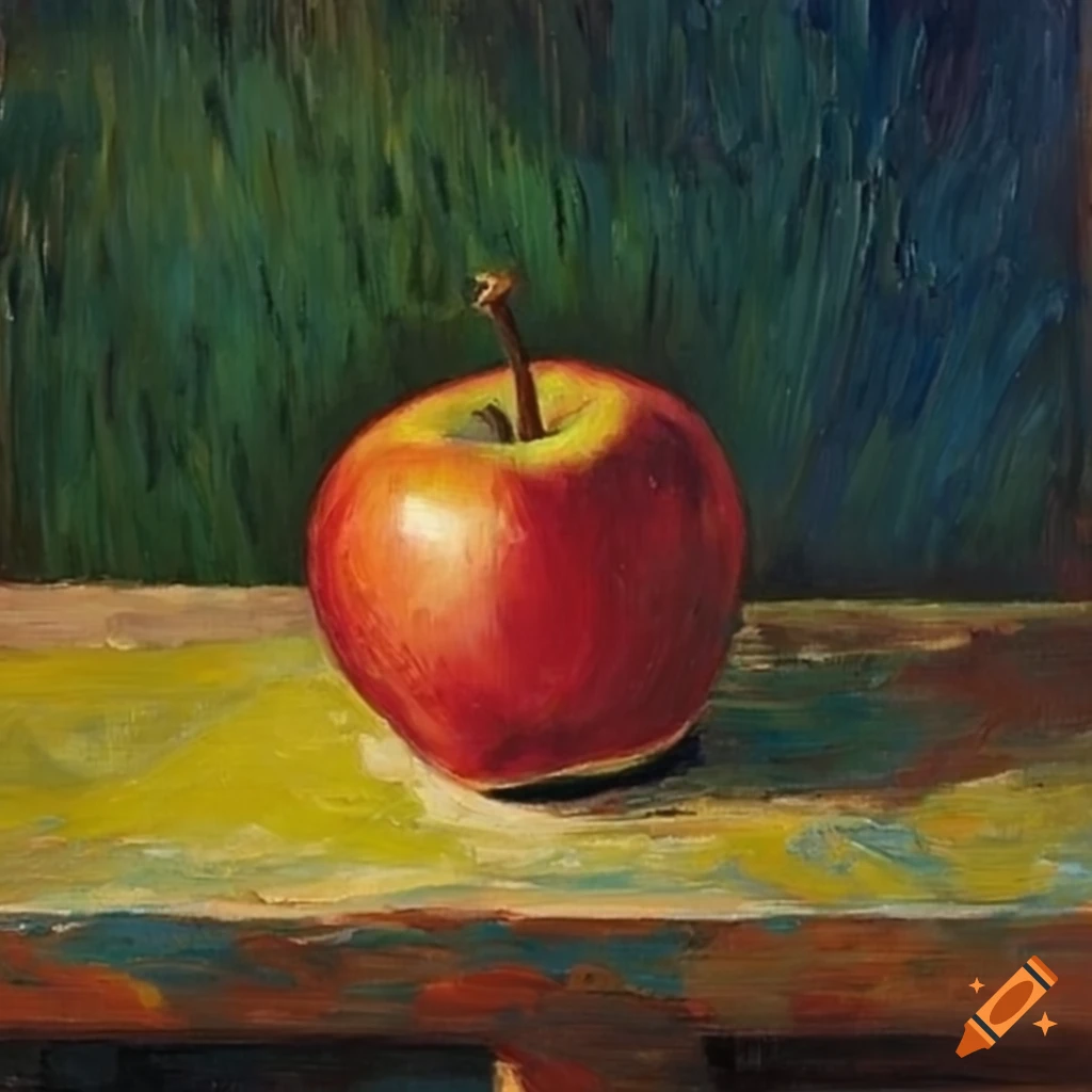 Van Gogh's apple painting
