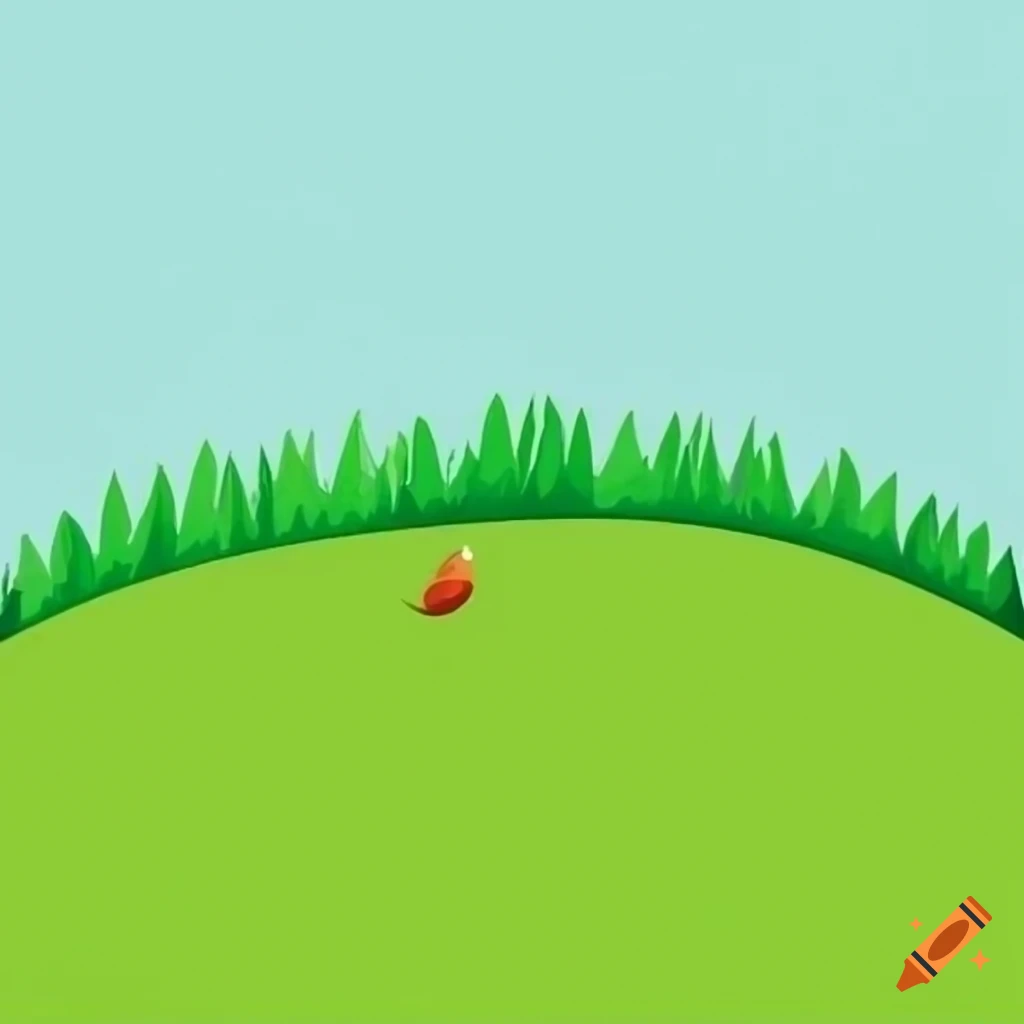 cute-cartoon-of-a-grassland-on-craiyon