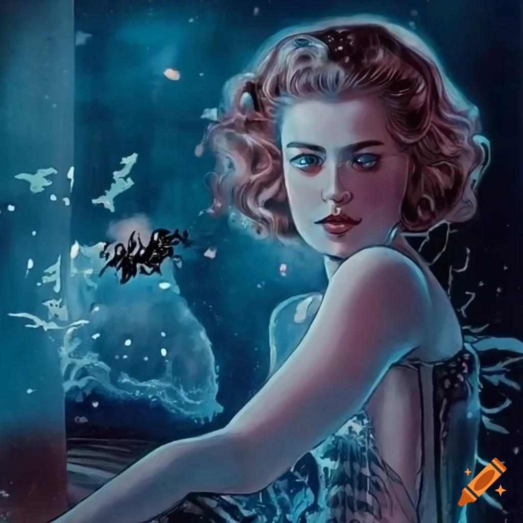 emma-roberts-and-peter-murphy-comic-book-characters-on-craiyon