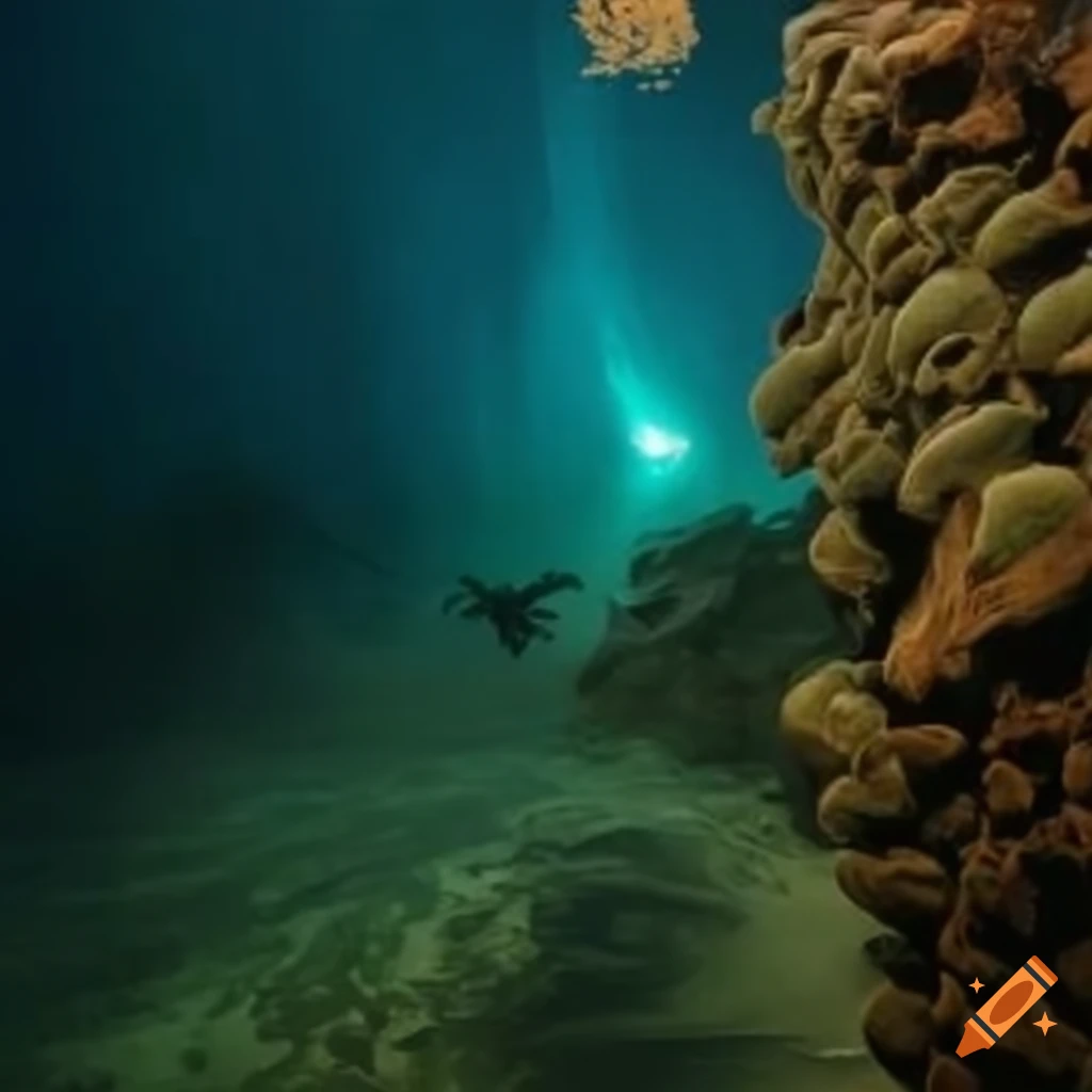 Image of exploring the depths on Craiyon