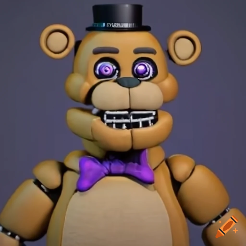 Freddy fazbear character on Craiyon