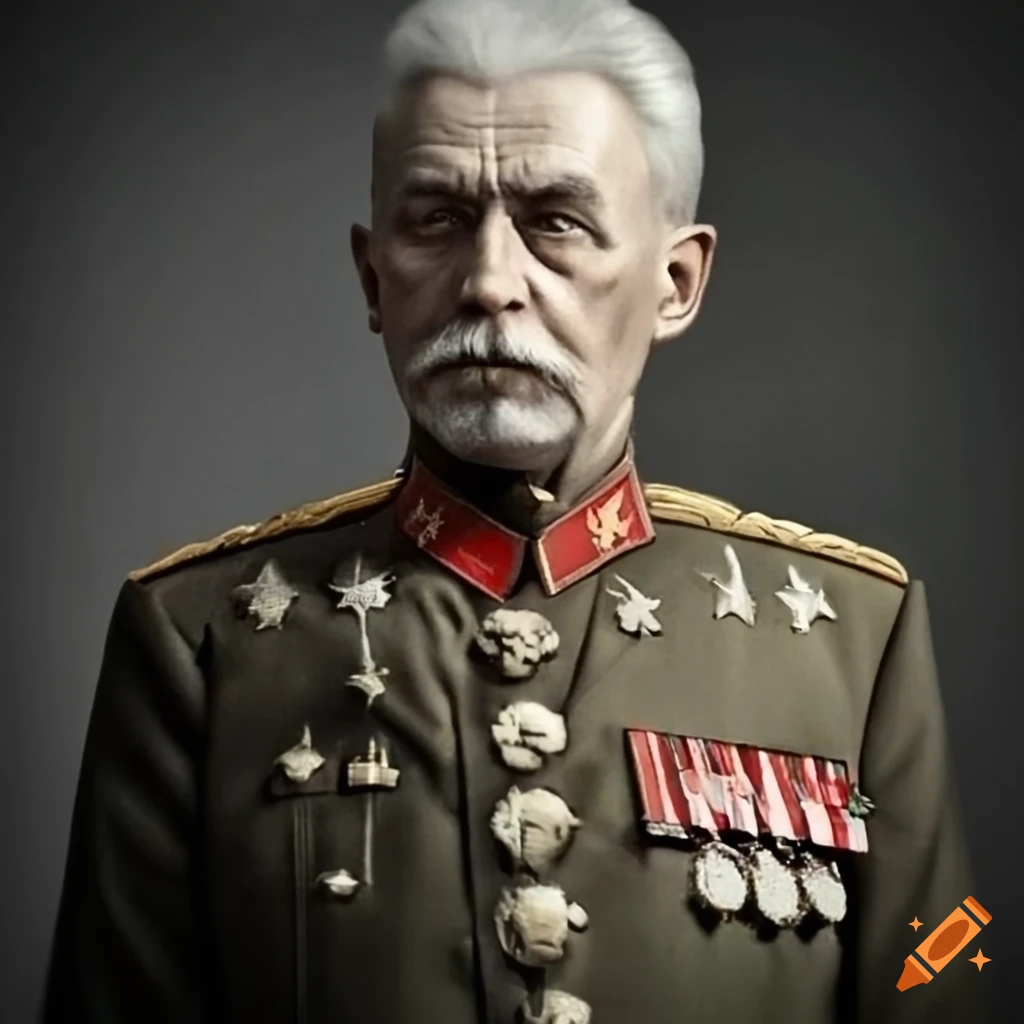 Portrait of general vasiliy pavlov of the soviet union on craiyon