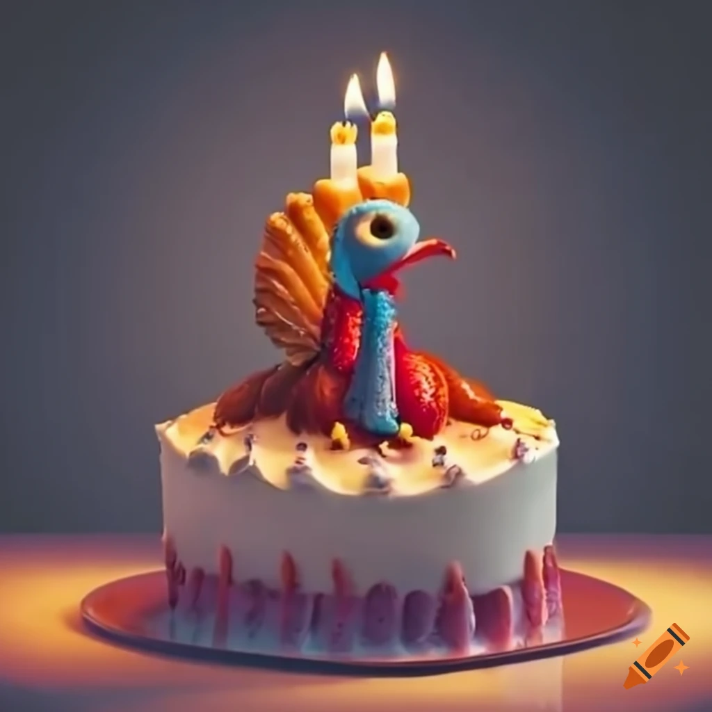 Turkey Thanksgiving Birthday Cake - CakeCentral.com