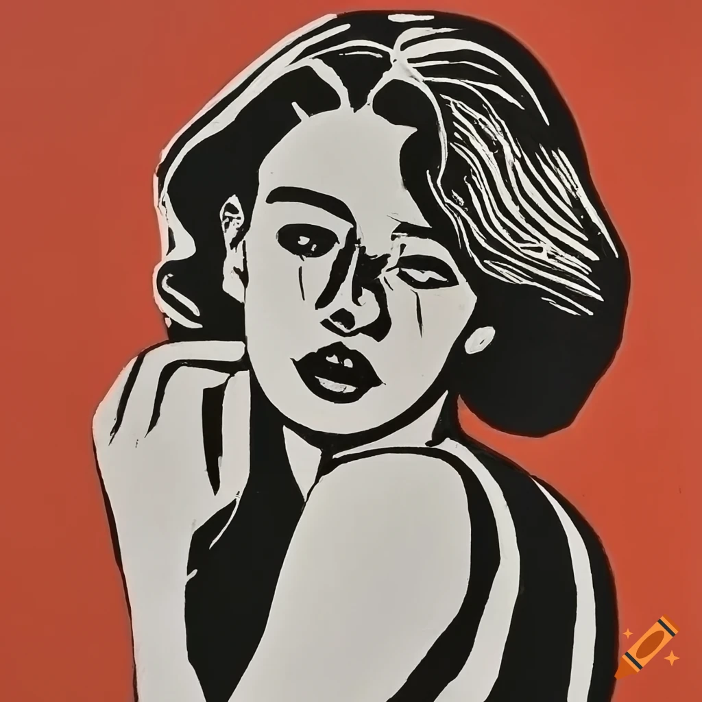 figurative art of women in Malcolm Lipke style