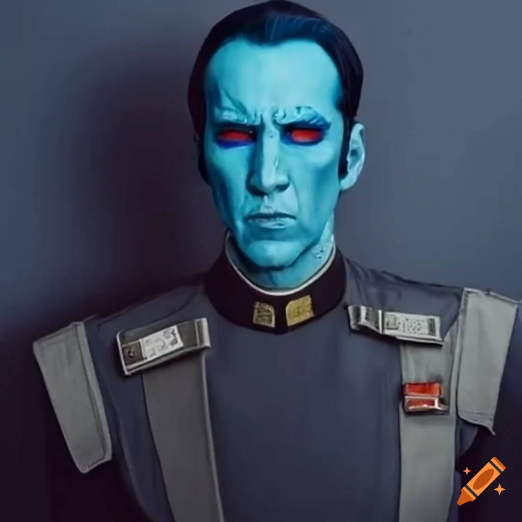 Picture of nicolas cage as grand admiral thrawn
