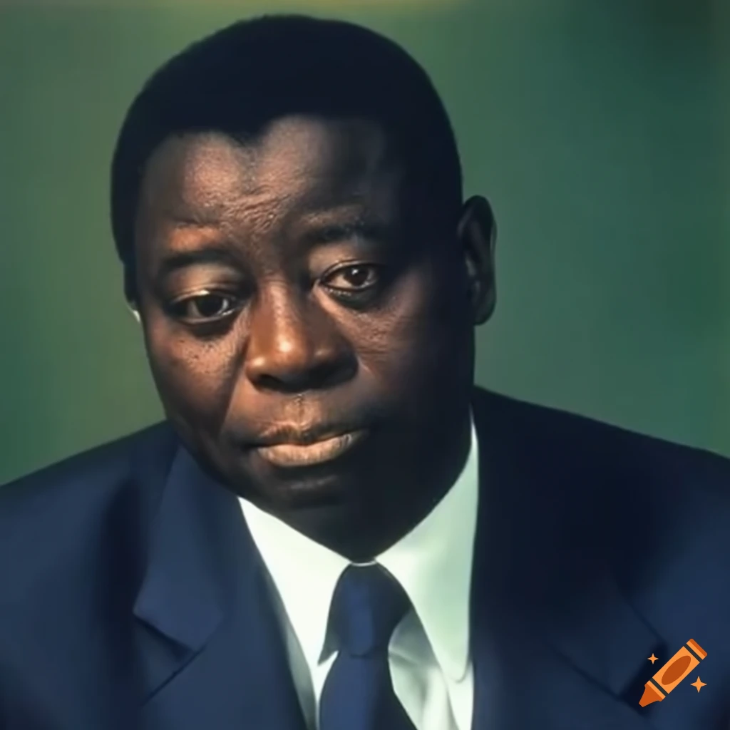Portrait of gnassingbé eyadéma, togolese politician on Craiyon