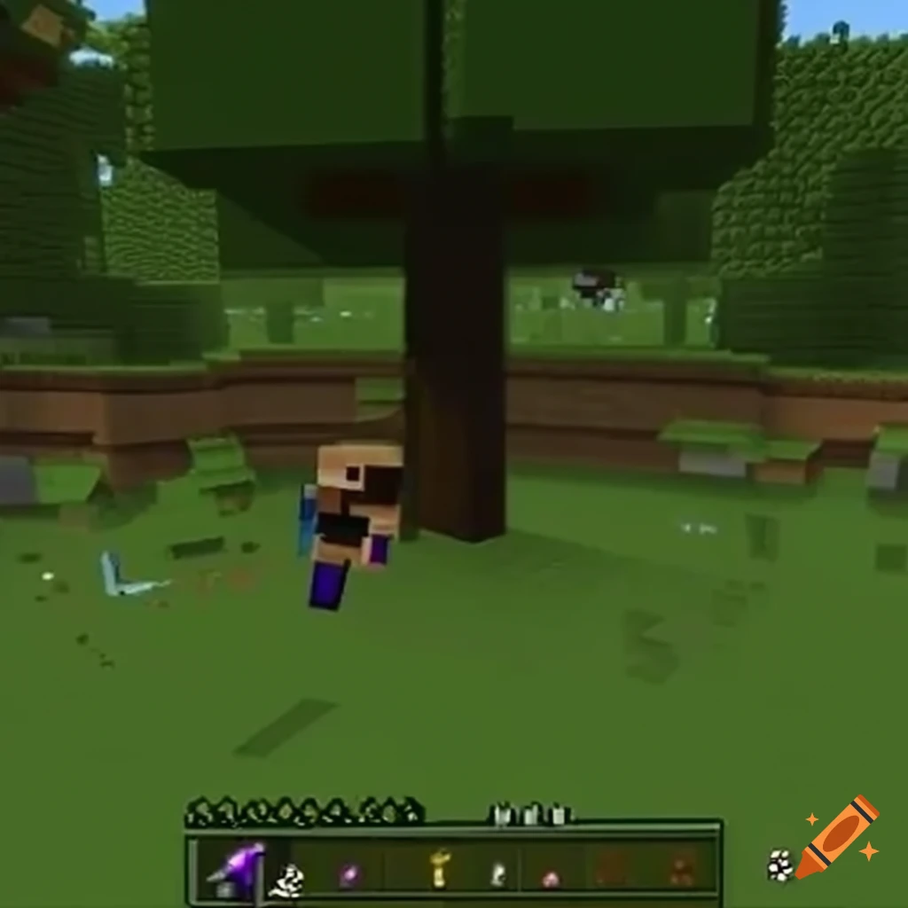 Minecraft Split screen Gameplay