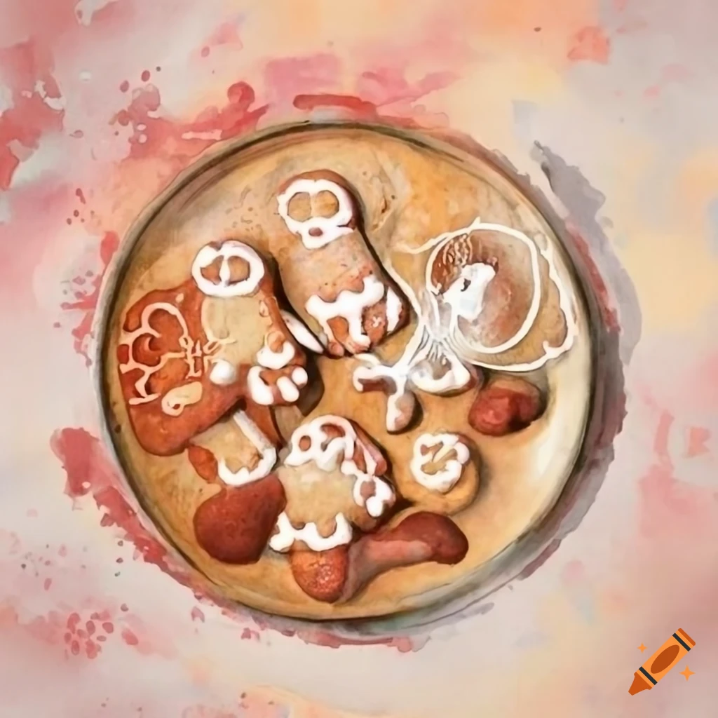 vintage gingerbreads on a plate