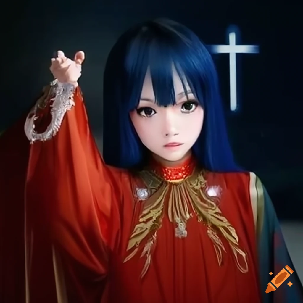 closeup portrait of a person in orthodox dress