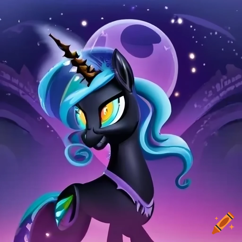 detailed artwork of a cute pony in My Little Pony style