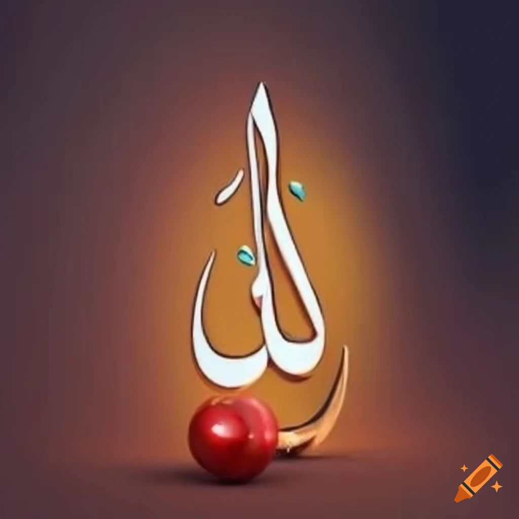 اسم حسين على شكل جبل