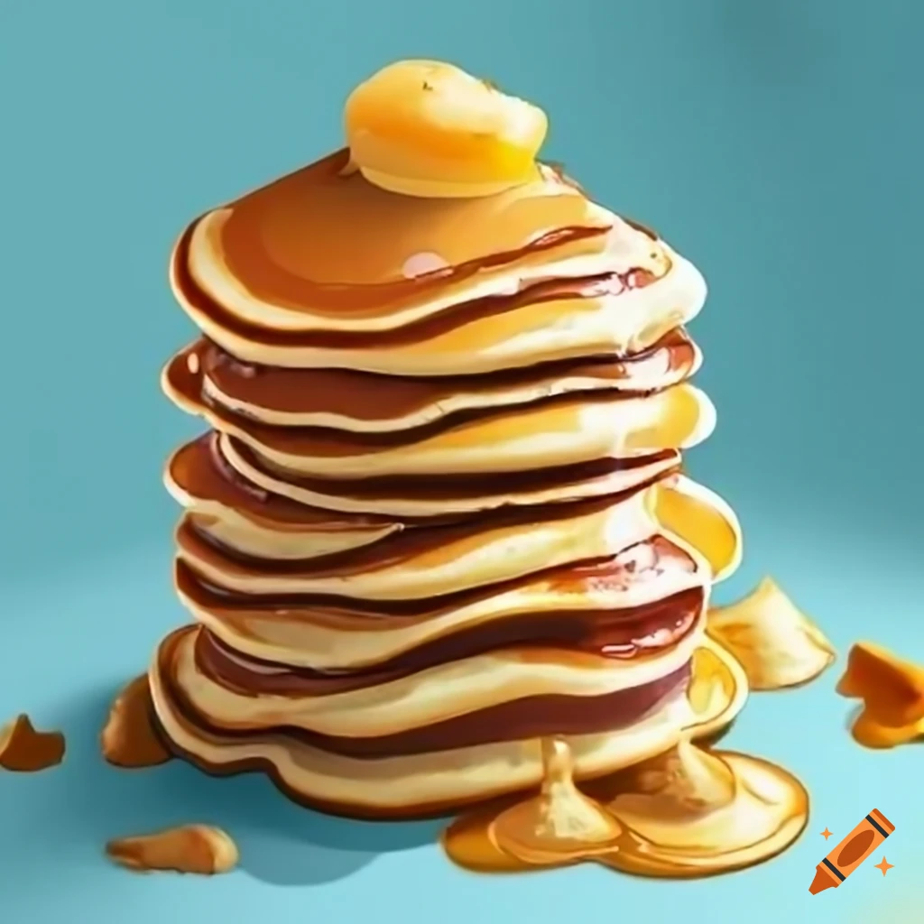 fluffy and delicious pancake