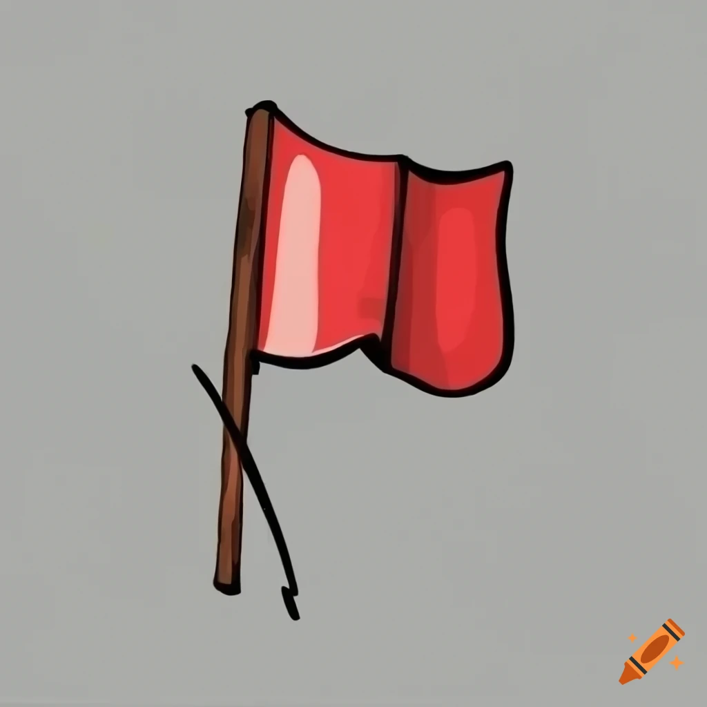 Red flag on Craiyon