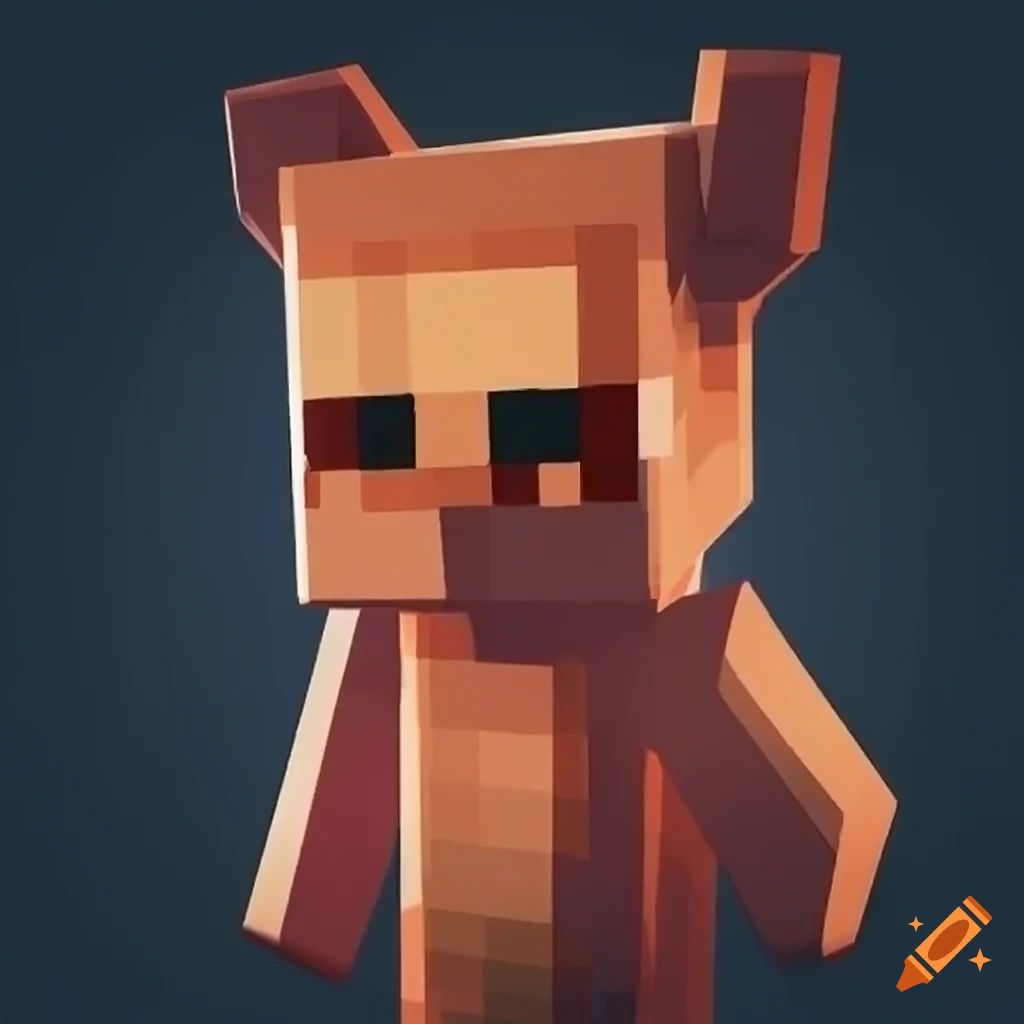 Minecraft-themed artwork