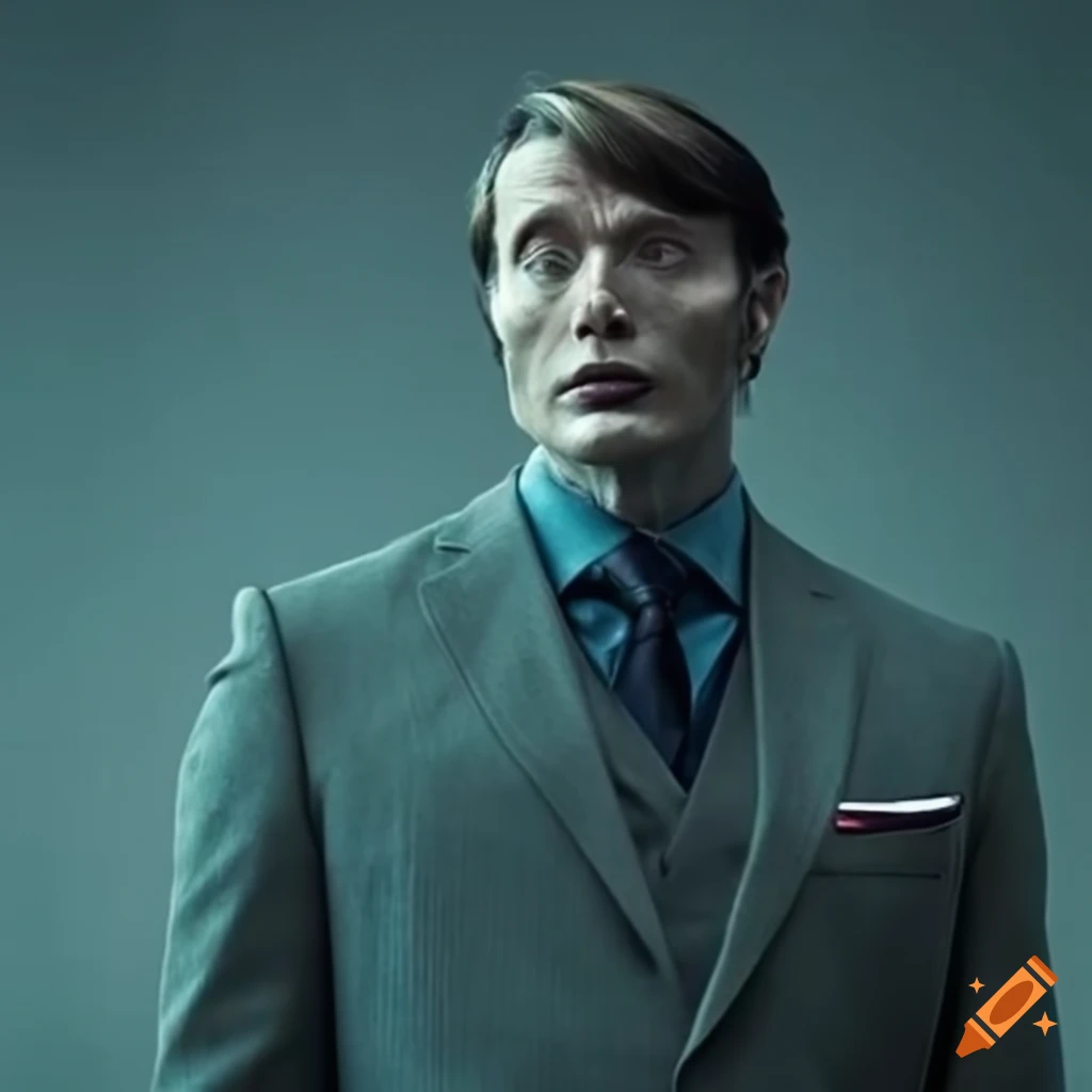 Hannibal and Will in a gripping and intense moment