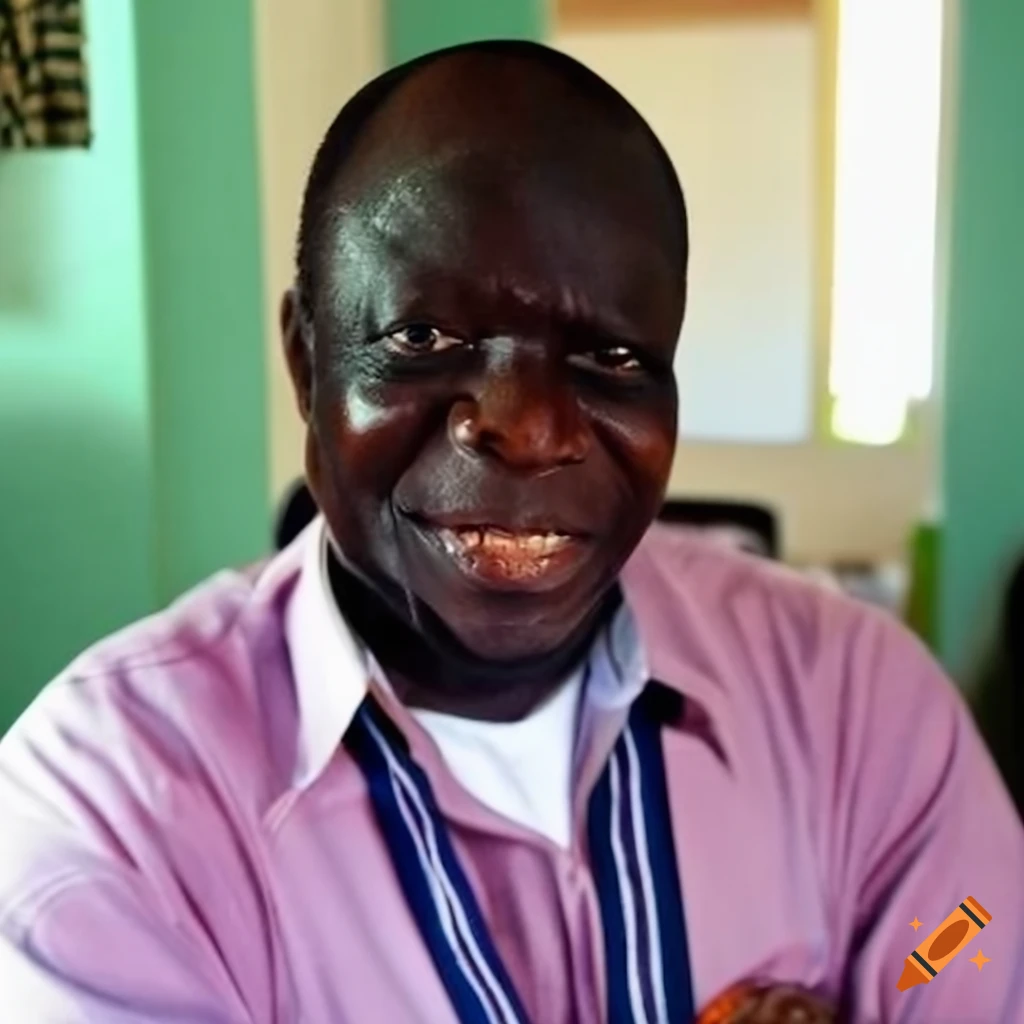 portrait of Cafeteria Attendant named Adjovi Jacques Amadou