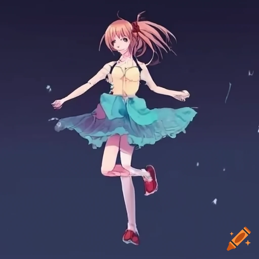 Animated Of A Dancing Anime Girl