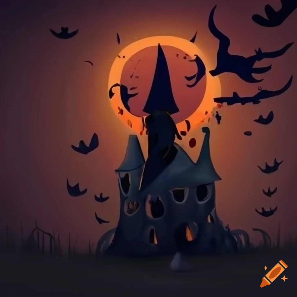 Silly halloween background