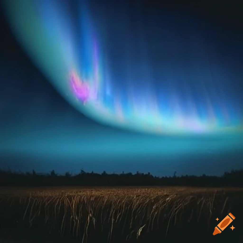 cosmic rays hitting a field