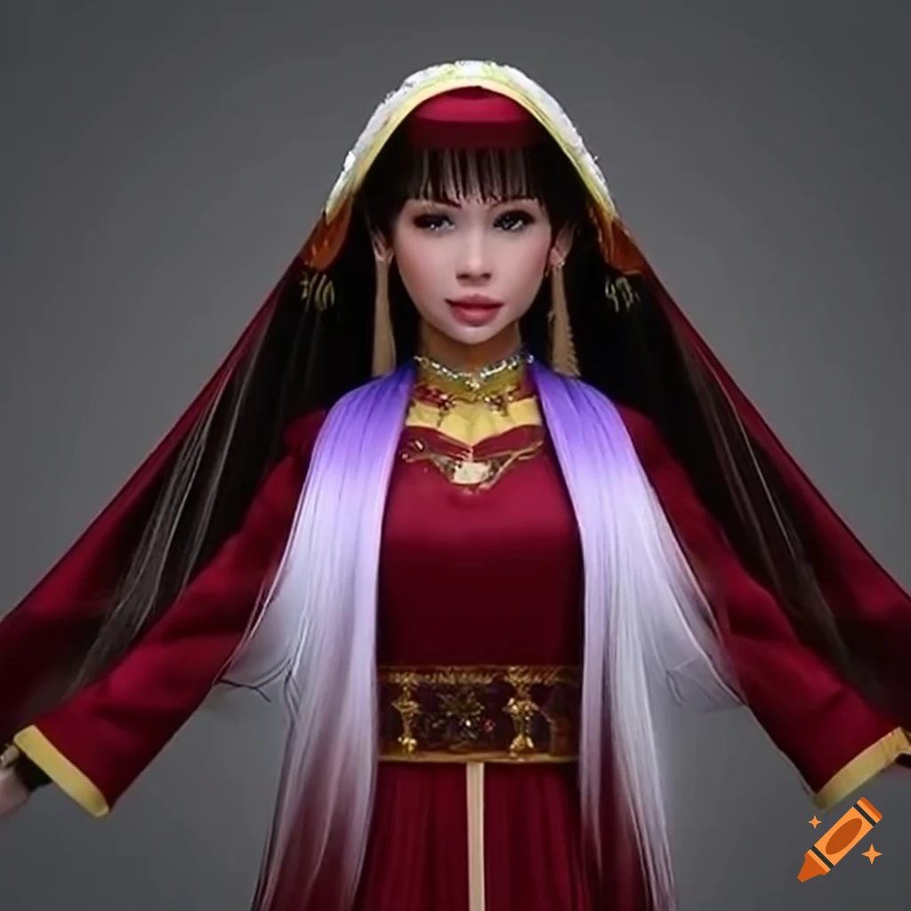 closeup portrait of a person in traditional orthodox dress