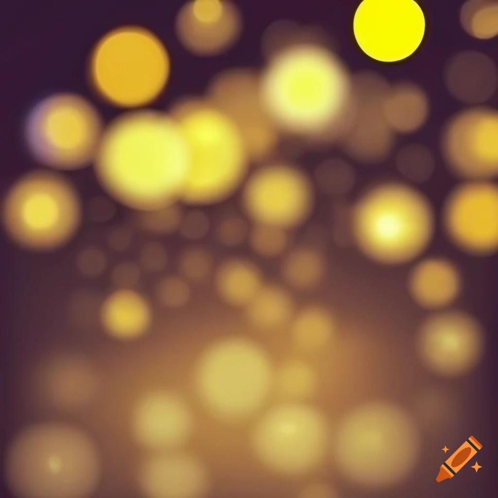 yellow bokeh background